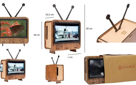 Wooden TV Shape Mobile Magnifier Glass से आप मोबाइल को बना सकेंगे एक Smart TV, आँखों को भी मिलेगा सुकुन